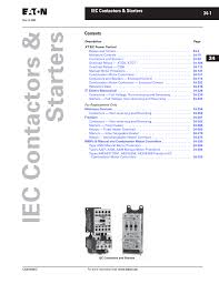 Iec Contactors Starters Manualzz Com