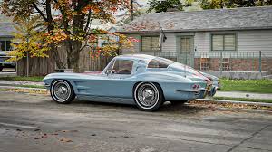 Image result for Silver Blue 1963 Corvette