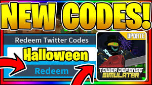 And you will get all the amazing freebies in your game at tower defence simulator… All New Secret Op Working Codes Halloween Update Roblox Halloween Tower Defense Simulator Youtube