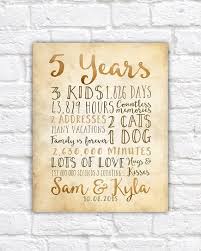 From the 20th wedding anniversary onwards, traditional gift materials are not offered every year; 5 Year Anniversary Gift 5th Year Of Marriage Or Dating Etsy 5 Year Anniversary Gift 40th Anniversary Gifts Anniversary Sign