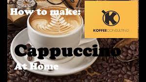 How To Make Cappuccino At Home Without A Machine 1st Version Barista Training Youtube