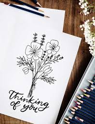 Maybe you would like to learn more about one of these? Printable Thinking Of You Cards Free Colouring Page