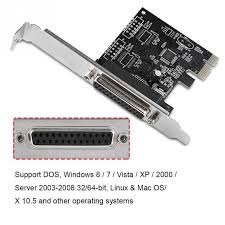 I have a legacy cad program that i have been using on my old xp laptop. Pcie To Parallel Port Card Print Port Lpt Pci E Lpt Printer Card Adapter Db25 Buy At A Low Prices On Joom E Commerce Platform