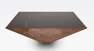 Modern farmhouse coffee table plans. Casa Padrino Luxury Coffee Table Brown Black 100 X 100 X H 35 Cm Modern Square Solid Wood Living Room Table With Marble Slab Living Room Furniture