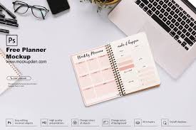Download Free Planner Mockup Psd Template Free Planner Planner Psd Templates