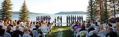 The Coeur D Alene Resort Is A World Class Resort And Hotel Located On Beautiful Coeur D Alen Idaho Wedding Venues Coeur D Alene Resort Outdoor Wedding Venues
