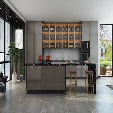 White alabaster glass cup shades and a metallic finish help this contemporary chandelier offer ideal lighting. China Modern Design Philippines Modular Kitchen Cabinet China Modular Kitchen Stainless Cabinet Kitchen Cabinet