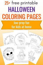 Here we have some printable sheets that you can use to say happy halloween to someone special. 25 Free Printable Halloween Coloring Pages The Artisan Life