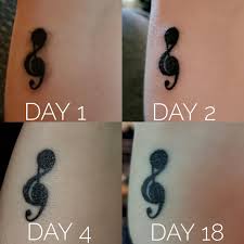 This skin is sloughing off as the body's natural response to what it perceives. Tattoo Healing Process Pictures Tattoo Design