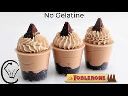 Toblerone Dessert Cups No Gelatine Make Ahead Great Catering Option For The Holidays Youtube In 2020 Toblerone Desserts Dessert Cups