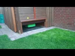 Garage Rasenmaher Roboter Viking Imow 422 Tor Hoch Youtube