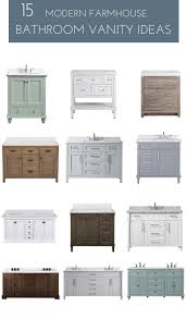 If you can build a box, then you can build a bathroom vanity. 15 Bathroom Vanity Ideas For Your Modern Farmhouse