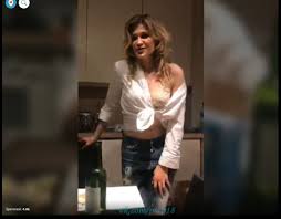 Pscp18 - Sexy girl in a transparent bra flashing naked tits on Periscope - BrownPorn