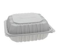 8.5 x 8.5 x 3.1" Vented MFPP Hinged Lid Container | Pactiv ...