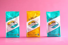 Fairtrade organic medium roast arabica coffee 200 sachets. Leon Rolls Out Organic Coffee Trio Into Sainsbury S News The Grocer
