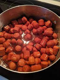 Bourbon Hot Dogs Recipe Hot Dog Recipes Hot Dogs Dog Recipes