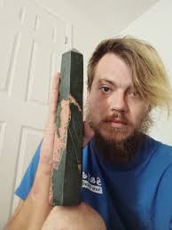 Almost five pound ocean jasper obilislk Fossils & Minerals