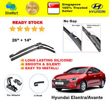Need mpg information on the 2018 hyundai elantra? Genuine Silicon Wiper For Hyundai Elantra Avante Shopee Singapore