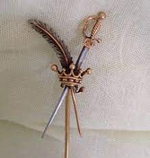 Antique Hat Pin Belonged To A Countess In France Hat Pins Gold Hats Antique Hats