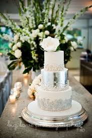 Silver Wedding Cake Silver Wedding Cake Silver Wedding Metallic Wedding Cakes