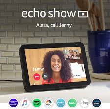 Echo Show 8 Hd Smart Display With Alexa Stay Connected With Video Calling Charcoal In 2020 Computers Tablets And Accessories Alexa App Family Command Center