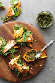Sweet Potato Halloumi Tartines Toasts Recipe Healthy Appetizers Appetizer Recipes Recipes