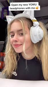 Girl DJ Cat Headphones