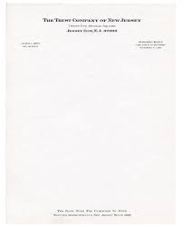 Letterhead examples are the thing you need when you start designing your company's or your client's stationary. 67 New Jersey Trust Letterhead Neche Collection