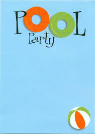 Blank pool party ticket invitation template from free printable birthday party invitations , source:orderecigsjuice.info. Diy A Simple Pool Party Invitations Not For A Birthday