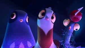3 Pigeons Crazy Eyes Art Inspiration Animated Movies