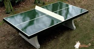 Concrete Ping Pong Table Green Goruntuler Ile Tenis
