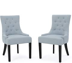 While you're browsing our trendy selection of blue accent chairs, use our filter options to discover all the accent chairs colors, sizes, materials, styles, and more we have to offer. Amazon Com Christopher Knight Home Hayden Fabric Dining Chairs 2 Pcs Set Light Sky Chairs
