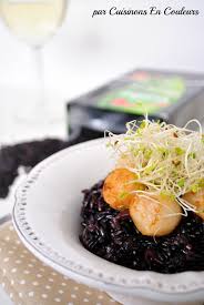 Riz Venere Par Cuisinons En Couleurs Noix De Saint Jacques Recette Riz Noir Recettes De Cuisine