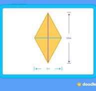 What is a rhombus? Shape, properties and area | DoodleLearning