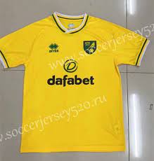 2020 2021 Norwich City Home Yellow Thailand Soccer Jersey Aaa Soccer Jersey Norwich City Norwich City Football