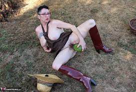 59% / 34 votes hairy granny things she is 18. Granny Exhibitionist Fucks Her Wet Hairy Cunt With A Cucumber In The Garden Uk Exhibitionists