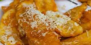 Rasanya sangat garing, bentuknya seperti kipas besar, dan ada kremesannya. Intip 4 Resep Pisang Goreng Dan Cara Mudah Membuatnya Bola Net