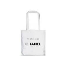 Jutebeutel Meine Andere Tasche Ist Chanel Beutel Jutebeutel Beutel Diy Jutebeutel