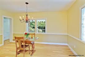 2 Colors Chair Rail Love Dining Room Colour Schemes Beautiful Dining Rooms Dining Room Colors