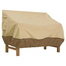 Veranda Patio Loveseat Cover 58 X 32 5 X 31 Light Pebble Classic Accessories Patio Chair Covers Loveseat Covers Outdoor Furniture Covers