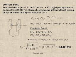 Tentukan berapa jarak titik tersebut dari pusat konduktor r. Potensial Listrik Potensial Listrik Ppt Download
