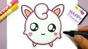 How To Draw Pokemon Jigglypuff Cute Step By Step Easy Youtube Pokemon Drawings Pokemon Jigglypuff Cute Easy Drawings