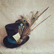 Steampunk Hat Full Size Top Hat Made To Measure Top Hat Etsy In 2021 Steampunk Hat Historical Hats Steampunk Wedding
