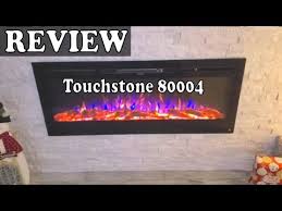 R.w.flame 60 inch recessed and wall mounted electric fireplace , ultra thin and low noise,fit for 2 x 6 stud, remote control with timer,touch screen,adjustable flame color and speed. Customer Review Of Touchstone Sideline 60 Electric Fireplace Youtube