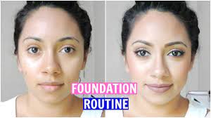 You can use your normal foundation, a bb cream, or a special matte formula foundation. My Powder Foundation Routine How To Apply Bare Minerals Youtube