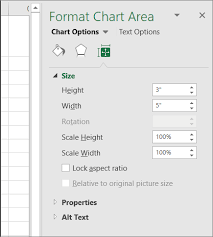 move or resize a chart excel