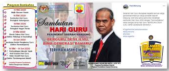 Halaman ini akan memaparkan segala aktiviti yang dijalankan bagi · jom saksikan live streaming sambutan hari guru peringkat negeri sembilan. Hari Guru Daerah Manjung Home Facebook