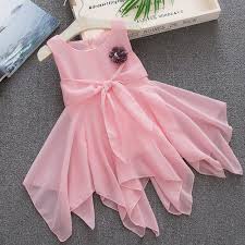 Buy Stylish Pink Floral Applique Sleeveless Dress Online 510 Hopscotch Baby Dress Patterns Kids Dress Patterns Dresses Kids Girl