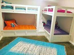 The more common and practical height is 71 and alternatively. Blackwell S Twin Quad Bunks L Shaped Corner Bunk Beds Bunk Beds With Stairs Bunk Bed With Slide