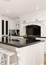 Black And White French Provincial Kitchen Harrington Park Nsw Harrington Kitch White French Country Kitchen French Country Kitchen French Provincial Kitchen